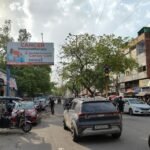 Unipole Advertising at Arya Samaj Road Outside Hotel Southern
