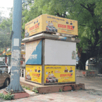 Top Advertising Space at Africa Avenue Police Booth Delhi