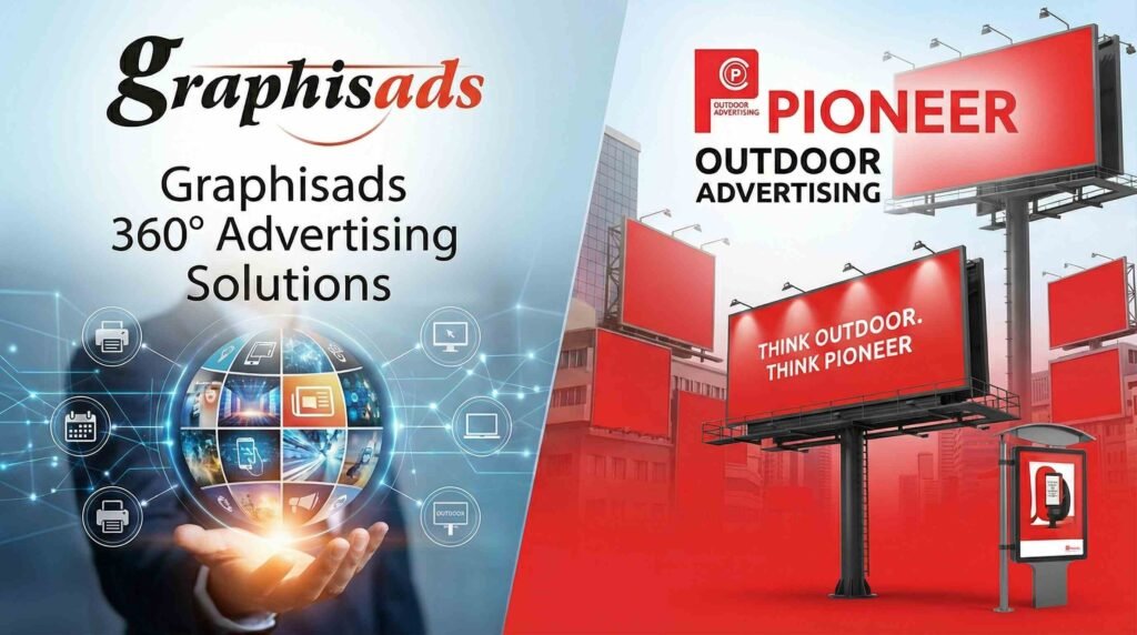 Pioneer publicity and graphisads