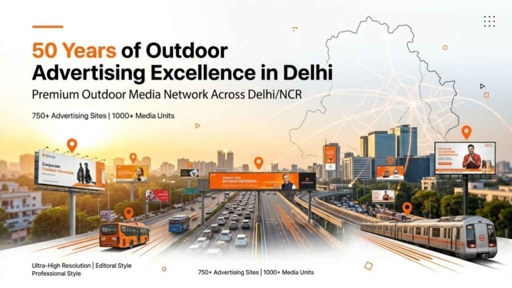 50 Years of Outdoor Advertising Excellence in Delhi